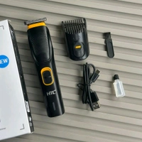 HTC AT-509 Rechargeable Hair & Beard Trimmer | USB Charging | Adjustable Comb | Precision Grooming
