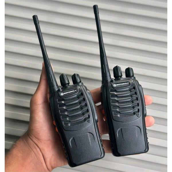 New MT-818 VHF/UHF FM Walkie Talkie  | Long Range | Noise Reduction | Dual Pack with Accessories
