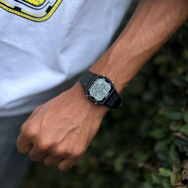 DASH Tactical Style Digital Watch for Men – Rugged Design, Premium Look, All-Day Comfort - Black