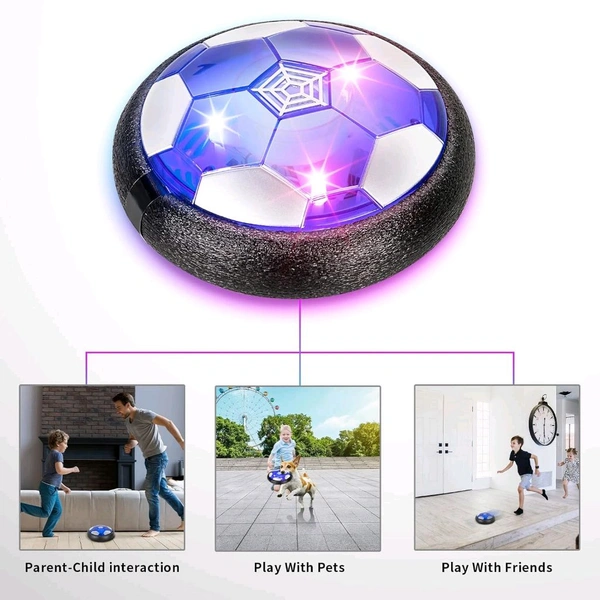 Electric Air Hover Football – LED Light-Up Floatage Ball Toy (USB Rechargeable)
