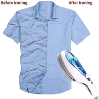 Portable ironing machine,1 Set Steam Iron Hand Held Crease Removal Portable Ironing Clothes ABS Brush Plush Toy Garment Steamer for Home Steam Iron, for Clothes, Travel Steamer