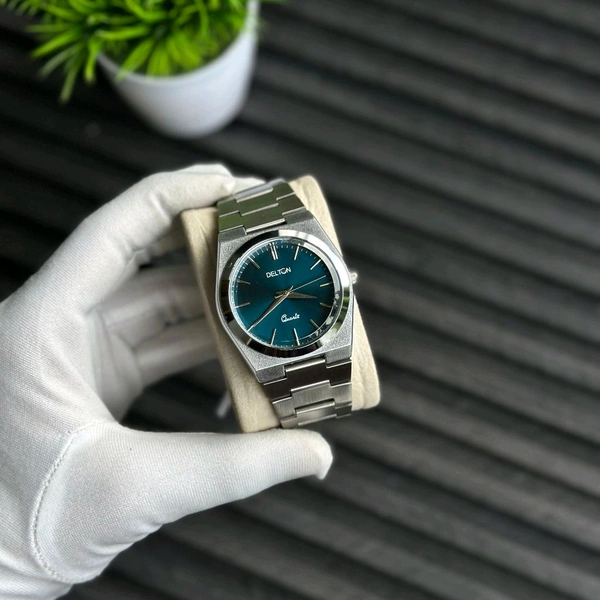 Delton Budget Analog Quartz Watch – Premium Style at a Budget Price - Teal Blue