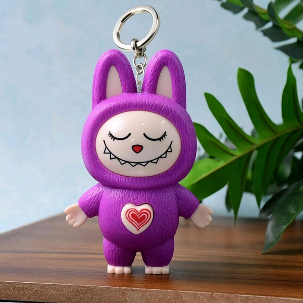 Face Changing Key Holder Cartoon Character Keychain for Men Gifts Dolls 1 Face Changing Doll Toy with Keyring