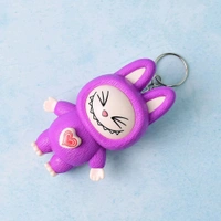 Face Changing Key Holder Cartoon Character Keychain for Men Gifts Dolls 1 Face Changing Doll Toy with Keyring