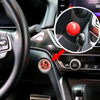 Ball Design Car Push Start Button Rocker / Cover Push Start Button Cover Durable Easy-Install Car Starter Button Universal Fit for Vehicle DIY Modification and Personalization for Decorative Car Accessories (1 Pc)