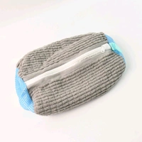 Heavy-Duty Reusable Shoe Washing Bag for Washing Machine with Zip Closure and Soft Microfiber Inner Padding