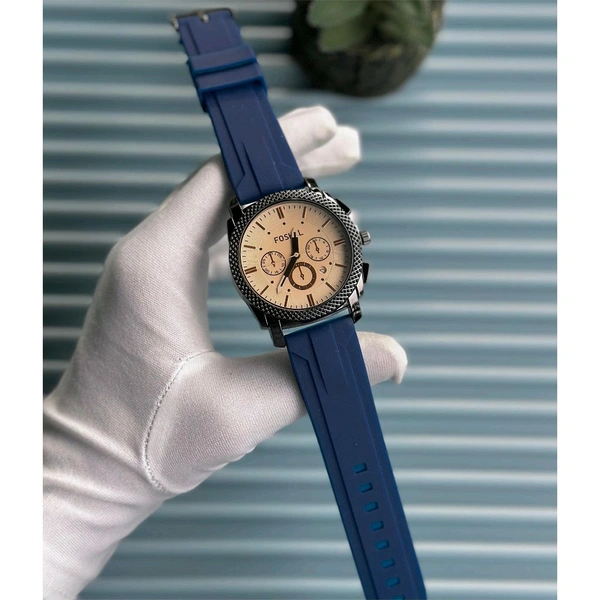 Foshel Budget Analog Quartz Watch – Premium Style at a Budget Price - Blue