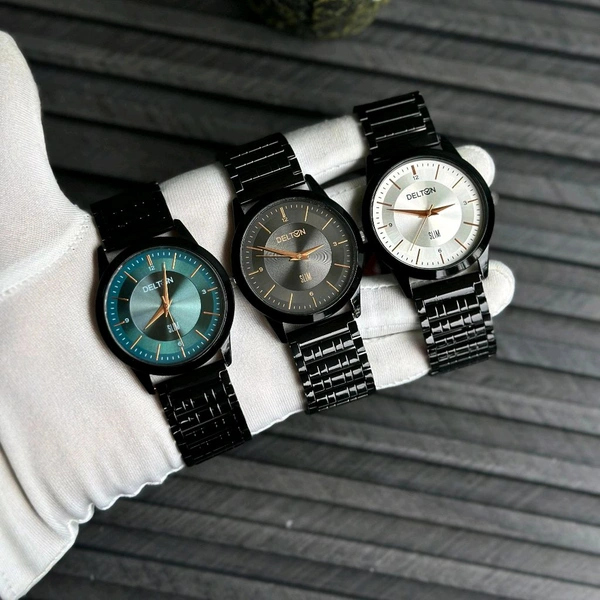 Delton Budget Analog Quartz Watch – Premium Style at a Budget Price - Blue