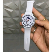Smartwatch Watch Classic  – 8th Gen | Bluetooth Calling, Health Monitoring, Fitness & Smart Features - 6 Months Cybzone Warranty, White