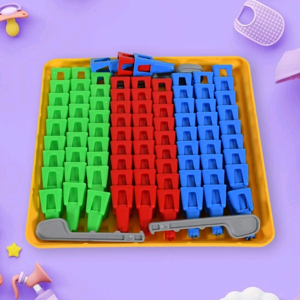 Plastic Color Crush Game Board, A Puzzle Game, Challenge's Educational Board Game's, Game for Kids & Adults, Birthday Gift (1 Set)