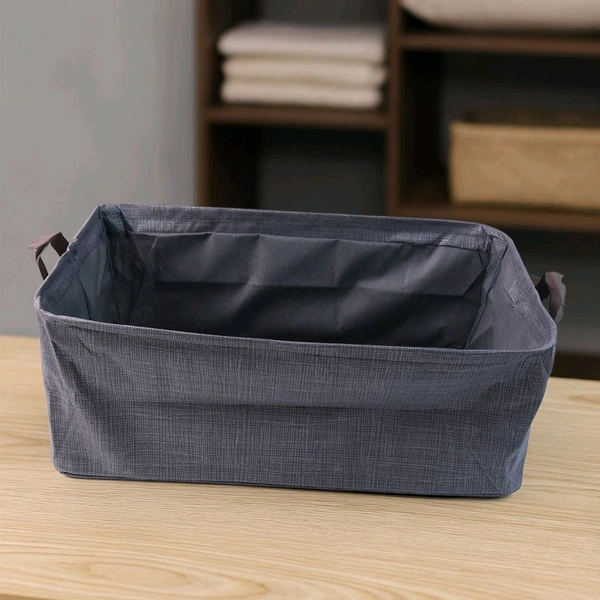 Foldable Storage Box Handles, Cotton And Linen Storage Bins And Baskets Organizer For Nursery, Closet, Bedroom, Home