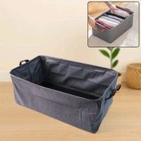 Foldable Storage Box Handles, Cotton And Linen Storage Bins And Baskets Organizer For Nursery, Closet, Bedroom, Home