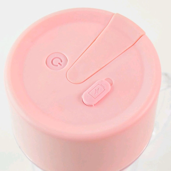 Portable Crusher Juicer With Handle & Straw for Smoothie Sipper USB Rechargeable Multi Stainless Steel Blades Compact Juicer Mixer, Juicer Portable Fresh Juice Blender Portable Electric Juicer (420 ML)