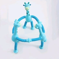 Giraffe Telescopic Suction Cup Toys, Shape Changing Telescopic Tube Fidget Toys, Tubes Fidget Tubes Sensory Toys Party Favors for Kids Girls Boys  - 2