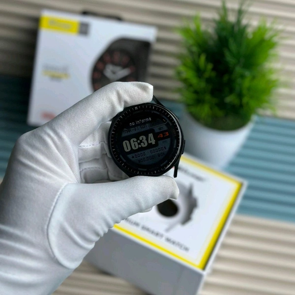 Hitage SW-88 Swag Smartwatch with Dual Bluetooth, Fitness & Health Tracking, BT Calling, Music Control, Motion Sensors, and Wireless Charging - 3 Months Cybzone Warranty