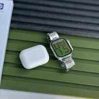 I20 Ultra Max Smartwatch 10 in 1 | Smartwatch, 7 Straps, Watch Protector, Tws, Wireless Fast Charging Cable, Manual