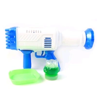 32 Holes Big Rechargeable Powerful Machine Bubble Gun Toys for Kids Adults, Bubble Makers, Big Rocket Boom Bubble Blower Best Gifts (1 Set)