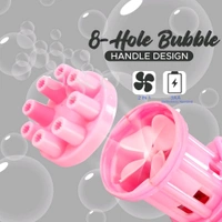 8 Hole Bubbles, New Gatling Bubble Machine Outdoor Toys Gun