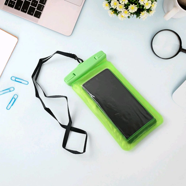 Waterproof Phone Pouch Bag, Clear Underwater Cellphone Dry Bag Protection Cover Bag for Beach Swimming Pool & Camping For all Mobile - Pack Of 2