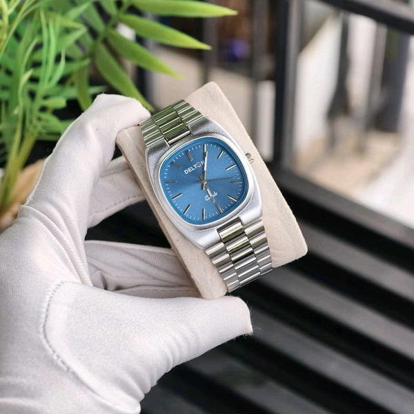 Delton Budget Analog Quartz Watch – Premium Style at a Budget Price - Steel Blue