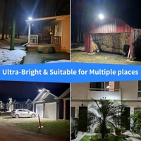 High-Powered Solar LED Street Light with Motion Sensor & Remote Control – Outdoor Waterproof Security Wall Lamp for Garden, Parking, and Pathways