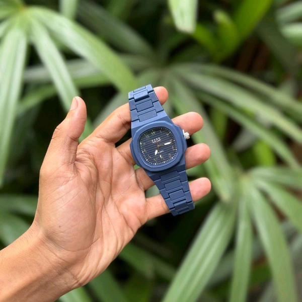 Arabic Aura Minimal Matte Arabic Dial Watch | Luxury-Inspired Design - Blue