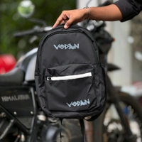 VEDAN Streetwear Backpack – Trendy Black Casual & Travel Bag