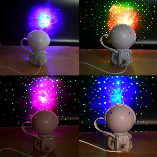 Premium Astronaut Galaxy Projector Night Light with Remote Control – Starry Sky Nebula Projector Lamp for Bedroom, Home Décor, and Parties