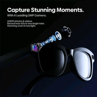 AI Smart Glasses with Music, Calls & Camera | Voice Control, Object Recognition & Real-time Translation