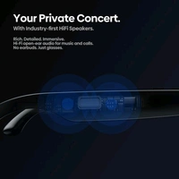 AI Smart Glasses with Music, Calls & Camera | Voice Control, Object Recognition & Real-time Translation