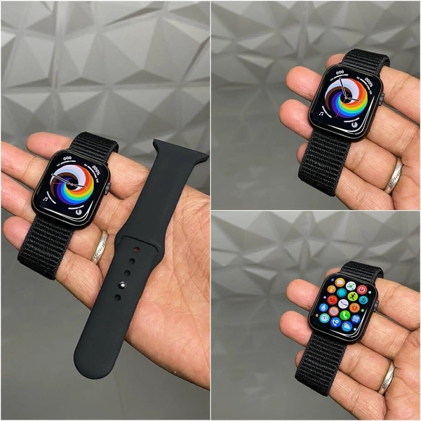 1St Time In Market 38mm Watch With Dual Strap, HW18 3D Dynamics Ui Interaction - Black