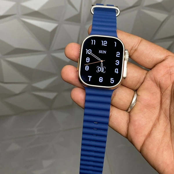 Series 8 New Ultra Smart With 49 mm Dial Size, Screw + Strap lock, Crown Working - Blue