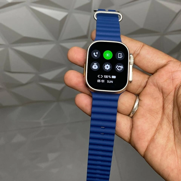 Series 8 New Ultra Smart With 49 mm Dial Size, Screw + Strap lock, Crown Working - Blue