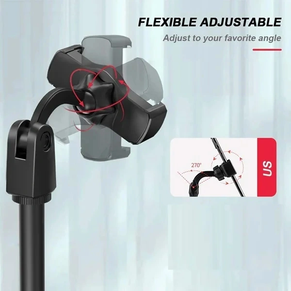 Adjustable Hight With Base Rotating Mobile Stand