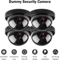 Dummy CCTV Dome Camera with Blinking Red LED Light for Home/Shop/Office/Lift Security Camera - 6