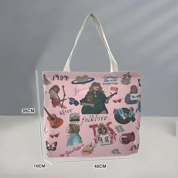 Large Capacity Canvas Shopping Bag (122)