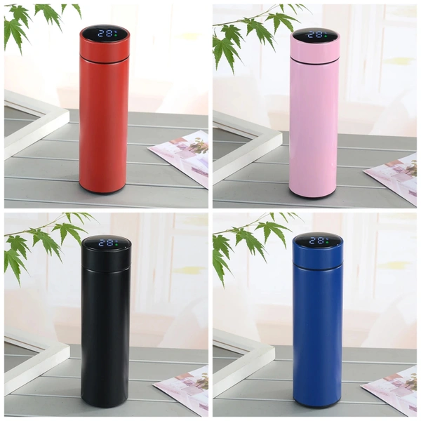 500ml Plain Smart Cup Temperature Water Bottle