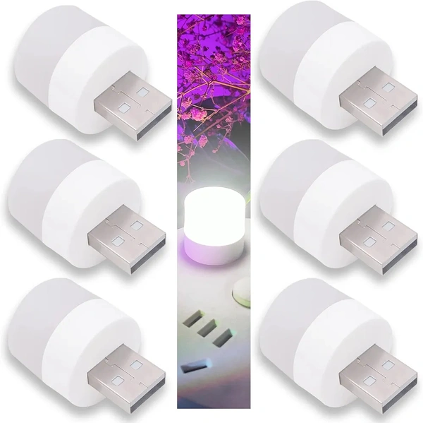 Usb Night Light Mini Led Light Night For Kids 10Pcs Natural White Led Usb Light Bulb - 20Pcs Pack
