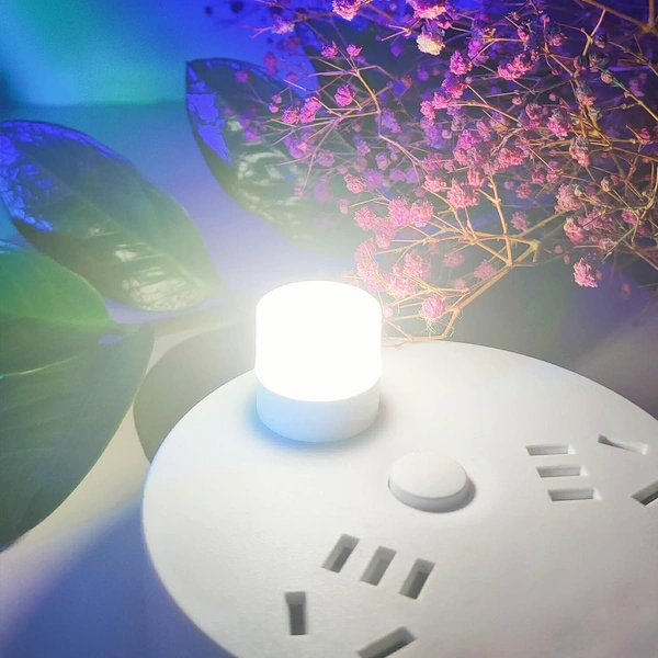 Usb Night Light Mini Led Light Night For Kids 10Pcs Natural White Led Usb Light Bulb - 20Pcs Pack
