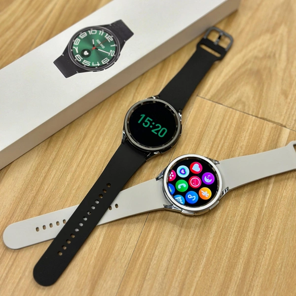 Wearfit Watch 6 Classic With AMOLED Display With Compatible Os Android & IOS - Black