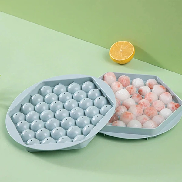 Ice Cube Tray 37 Homemade Ice Hockey Mold Ice Box Ice Cube 3D Round Balls Ice Molds Home Bar Party Ice Diy Moulds