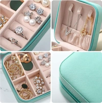 Jewelry Box Travel, Small Jewelry Organizer Box Travel Jewellery Case Organizer Jewelry Box Small for Earrings Necklaces