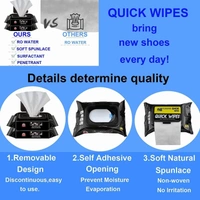 Shoe Cleaner Wipes 80 Pcs Best Quickly Remove Dirt & Stains - These Disposable Shoe Cleaning Wipes