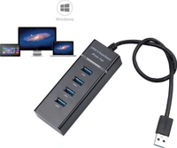 4 Port USB 3.0 Hub with Hi-Speed Data Transfer, LED Indication
