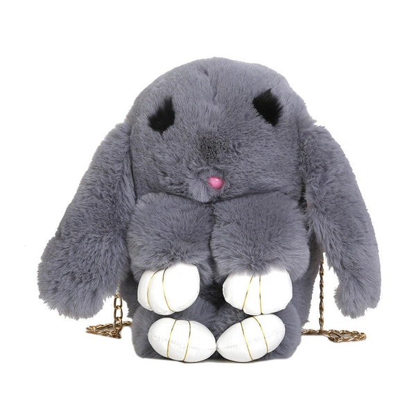 Cute Cartoon Bunny Crossbody Chain Bag for Girls - Rabbit