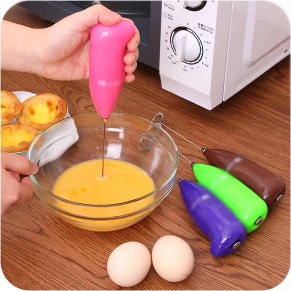 Hand Blender, Mixer, Froth Whisker, Latte Maker For Milk, Coffee, Egg Beater, Lassi Maker (Multicolour)