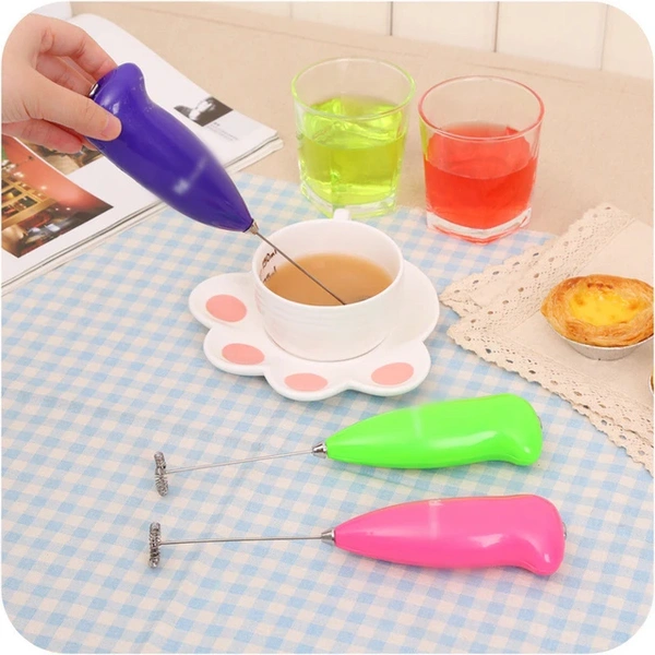 Hand Blender, Mixer, Froth Whisker, Latte Maker For Milk, Coffee, Egg Beater, Lassi Maker (Multicolour)
