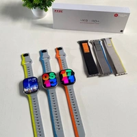 Wearfit HK9 Pro Plus New Version Watch With Amoled display Most Premium Watch With Premium Dual Straps - Yellow