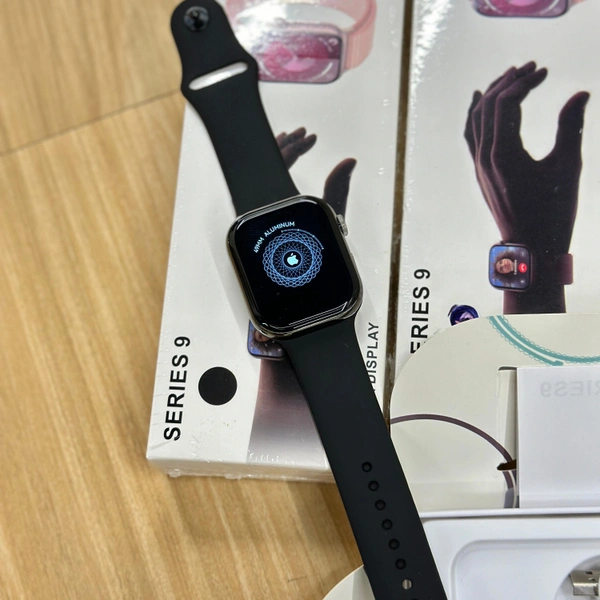 Series 9 Watch Logo On Off With Premium Ocean Belt Premium Original Packaging 