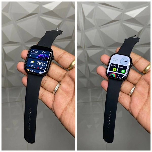 Keqiwear WS 91 Max Multi Function Smartwatch With Dynamic Island Premium Display  - Black